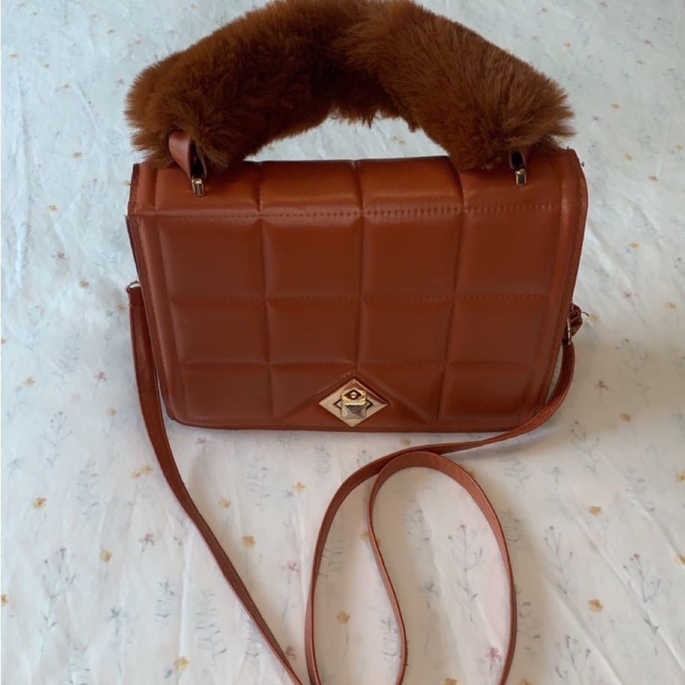 Small brown crossbody bag